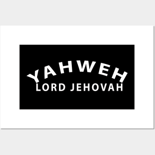 Yahweh Lord Jehovah Inspirational Christian Posters and Art